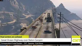 Great Ocean Highway over Raton Canyon