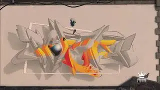 Kingspray Graffiti VR - Profets piece