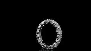 4 Carat Round Cut Eternity Band Classic Style- Ring size 6.50 - 1436