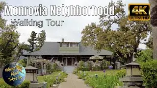 [4K] Monrovia Neighborhood Walking Tour