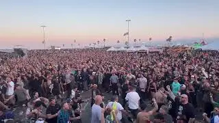 Pennywise  &ldquo;Bro Hymn&rdquo; last NoFx show Long Beach 10/6/24. Crowd / Pit shots.  #pennywise #livemusic 