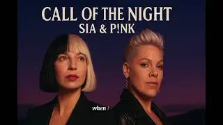 Sia & P!nk - Call of the Night (Emotional Pop Lyrics Video || AI Version)