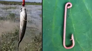 How to make a fishing hook, BEST Hook Fishing EASY, Pina Kong