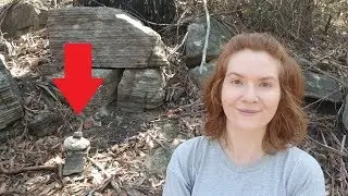 I know what the stone piles in the woods are!