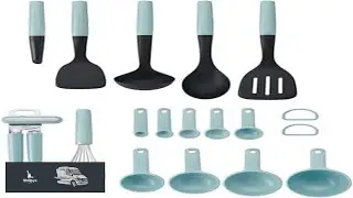 KitchenAid Universal Tool and Gadget Set 16 Piece Mineral Water