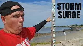 11 Feet Storm Surge DAMAGE in Cedar Key. Hurricane Idalia!