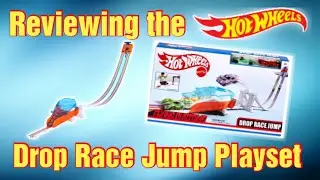 Reviewing the Hot Wheels Flying Customs Drop Race Jump Playset! (with Test Races)
