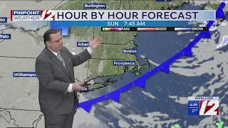 WPRI 12 Weather Forecast for 2/13/26:  Quiet today and through the weekend