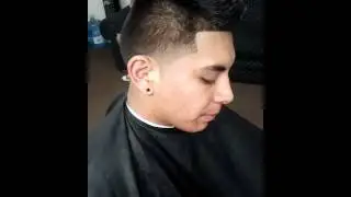 Frohawk with the light taper done by chris royster