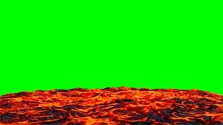 Realistic Lava Eruption &ndash; Free Green Screen Stock Footage (Download in Description)