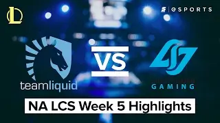 HIGHLIGHTS: Team Liquid vs. Counter Logic Gaming (2017 NA LCS Spring)