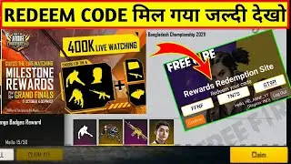FREE FIRE TODAY REDEEM CODE | FFIC REDEEM CODE | FFIC GRAND FINAL REDEEM CODE | NEW REDEEM CODE 2021