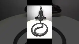 Meditation in Metal - Forged Sculpture #MetalArt #Balance  #Handcrafted #ArtShorts #Shorts