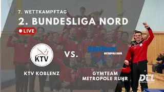 LIVE | 2. Bundesliga NORD: KTV Koblenz - GymTeam Metropole Ruhr