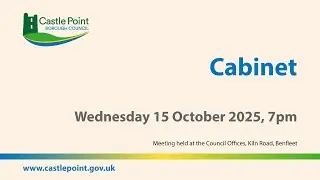 Cabinet - Wednesday 15 October 2025