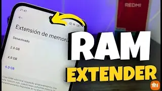 Aumentar o Extender la MEMORIA RAM en XIAOMI 13T Memoria Virtual