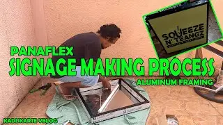 PANAFLEX SIGNAGE  PROCESS  | SINAGE  MAKING