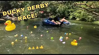 Rubber Ducky Derby race!! ...but I threw it all away 😢
