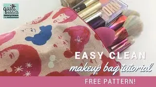 БЕСПЛАТНАЯ ВЫКРОЙКА для косметички Easy Clean! - 12 идей для Рождества