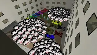 Escaping Nextbots in a Liminal Space | ModUp gamer | #nextbots #gmod