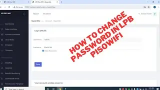 HOW TO CHANGE PASSWORD IN LPB PISOWIFI