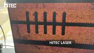 Microscope magnification 200 times check the results of fiber laser marking machine deep engraving