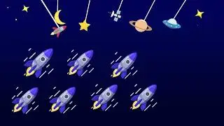 Counting Rockets 1 to 10 | Preschool Math Song for Kids 🚀