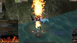 DAOC  Phoenix Risen Colosis RVR PVP 5-22-21 Zerg runs from 6 Risen + GMs trolling me :D
