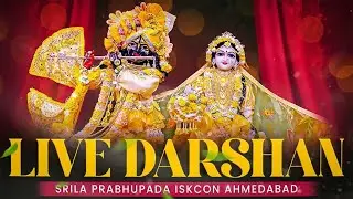 🔴Live | Morning Darshan | 25 January 2025 | Hare Krishna Mandir, Ahmedabad | ISKCON Live Darshan