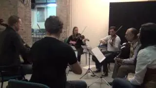Matangi Quartet & Baidar El Basra rehearsal for Musicpool may 4th 2014