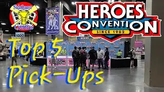 Heroes Con Top 5 Pick-Ups #heroescon #comiccon #comichaul #ROADTO500