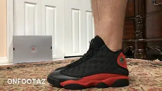 Air Jordan 13 XIII Bred 2017 On Foot