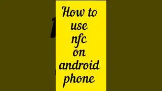 How to use nfc on android mobile | tap to pay |  Contactless payment