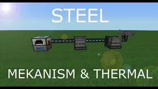 TUTORIAL: PRODUCE STEEL - MEKANISM & Thermal Expansion Minecraft ENG
