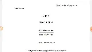 AHSEC HS final 2019 English paper and its Grammar solution|| Hs Final 2019 English paper questions