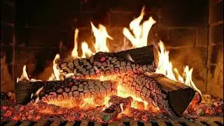 1 Hour Natural Fireplace 🔥 Calm Fire Sounds for Relaxation, Sleep & TV Ambience