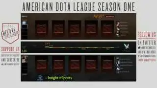 Insight.Avell vs. Artyk Gaming - American Dota League Season 1
