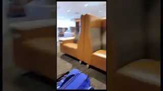 Miami Airport First Class Lounge!