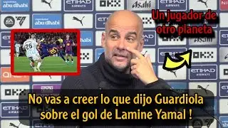 ¡No vas a creer lo que dijo Guardiola sobre el gol de Lamine Yamal ante el Real Oviedo!