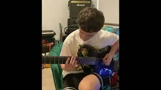 16 Year Old Guitarist Dylan McLaren plays Jason Becker's Altitudes (Sweep Picking Section)