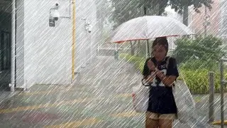 4K Rain Walk in Rumbling LOUD Thunderstorm (Bukit Merah) Old HDB Estate (Nostalgic Singapore)