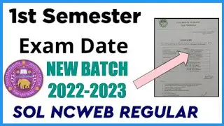 DU Sol First Semester Exam Date Confirm 2022-23 | SOL 1st semester Exam date 2022 @SOLDEFENCE