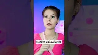 POV: DEINE FREUNDIN IST EIFERSÜCHTIG AIF DICH, WEIL DU DICH HÜBSCH MACHST 😳 inspo: diyasoulpretty05