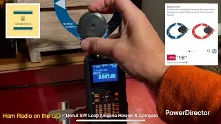 Mini Donut Shortwave, AM MW Loop Antennas. Unboxing, review & antenna comparison. TH-D75a #shortwave