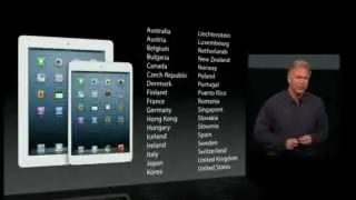 Apple iPad 4 and Apple iPad mini Keynote - Apple Special Event October 2012 Full