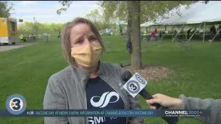 Vaccine Day at News 3 Now studios