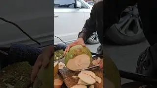 Best sale fresh coconut #streetfood #shorts #viral #cuttingskills