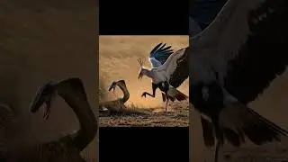 Secretary Bird vs Cobra | Africa&rsquo;s Deadliest Kicks | Brutal Wildlife Fight