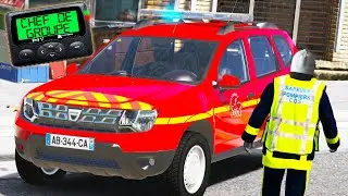 [GTA 5] JE DEVIENS CHEF DE GROUPE DES POMPIERS DE SEINE-ET-MARNE