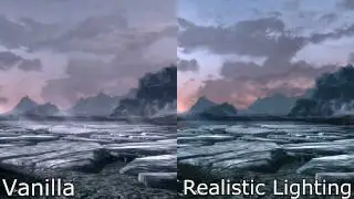 Skyrim Mods - Realistic Lighting Timelapse Comparison